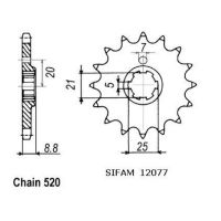 Přední řetězové kolečko Husqvarna